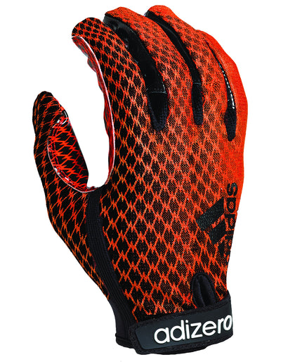 adidas Adizero 5 Star 3.0 Football Receiver's Gloves, X-Large, Black/Orange
