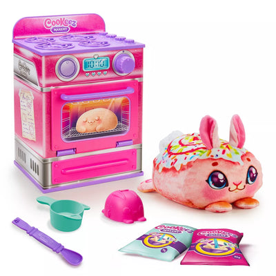 Cookeez Makery Cinnamon Treatz Pink Oven, Scented, Interactive Plush, Styles Vary, Ages 5+